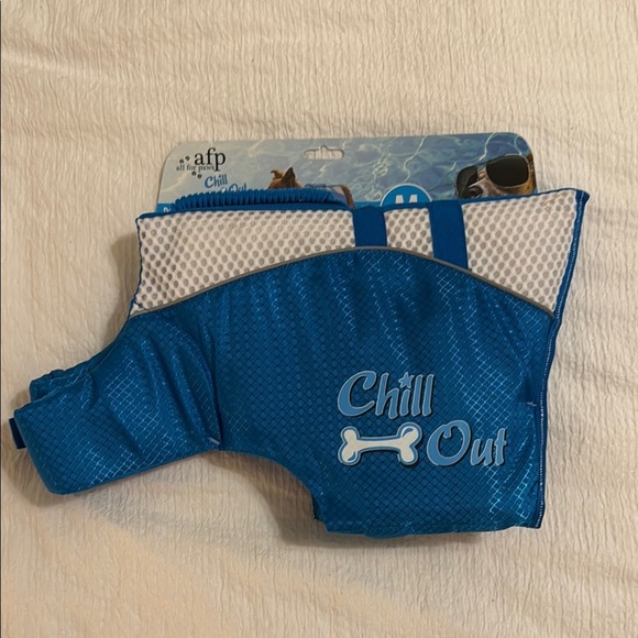 🆕‼️ - NWT - All For Paws Blue Dog Life Vest - Size M 🐶 - Picture 2 of 7